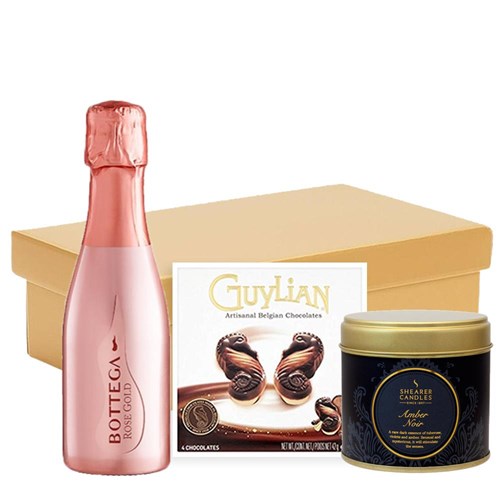Mini Bottega Rose 20cl & Candle Gift Hamper
